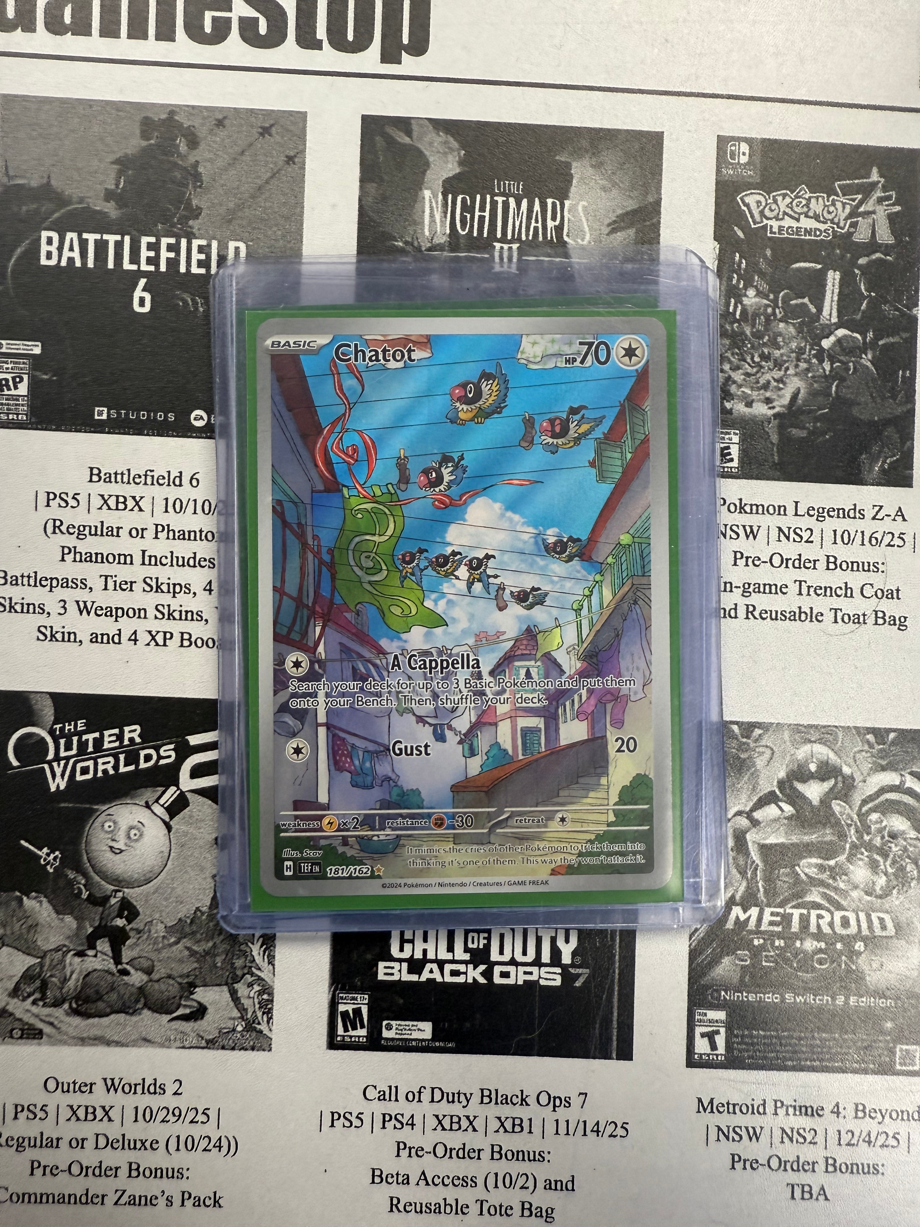 Super sick card
