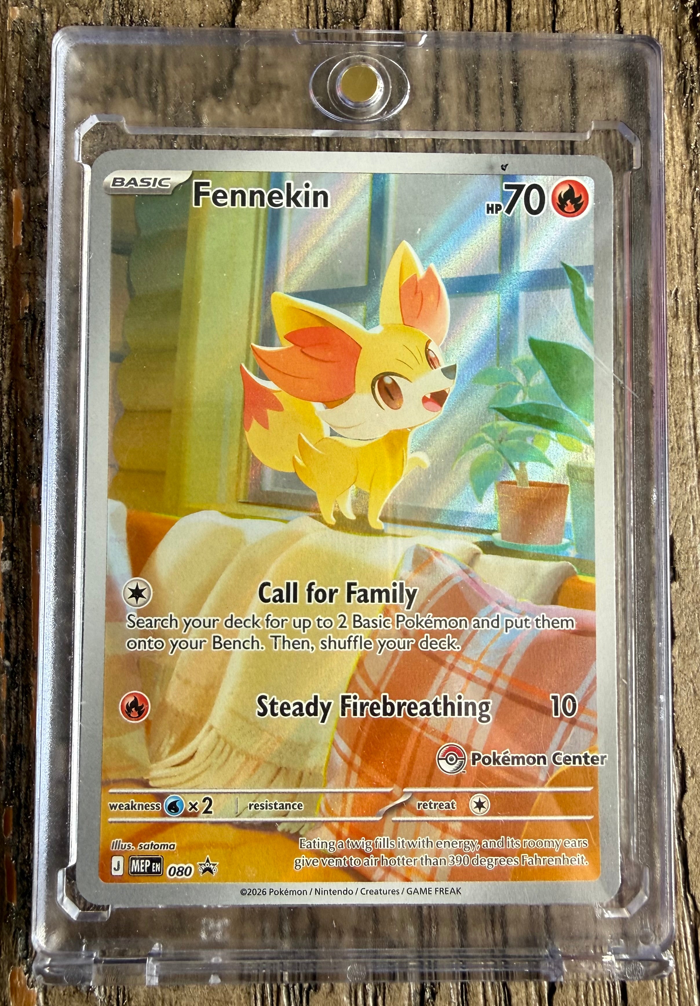Fennekin - 080 (Pokemon Center Exclusive) - ME: Mega Evolution Promo (MEP)