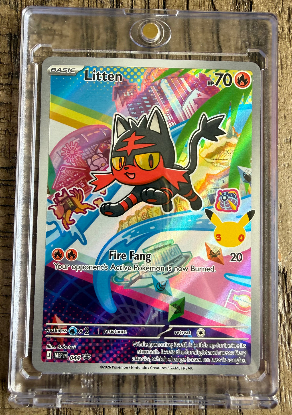 Litten - 044 - ME: Mega Evolution Promo (MEP) First Partner Pack